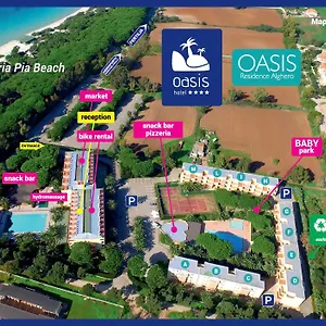 Lägenhetshotell Oasis, Alghero
